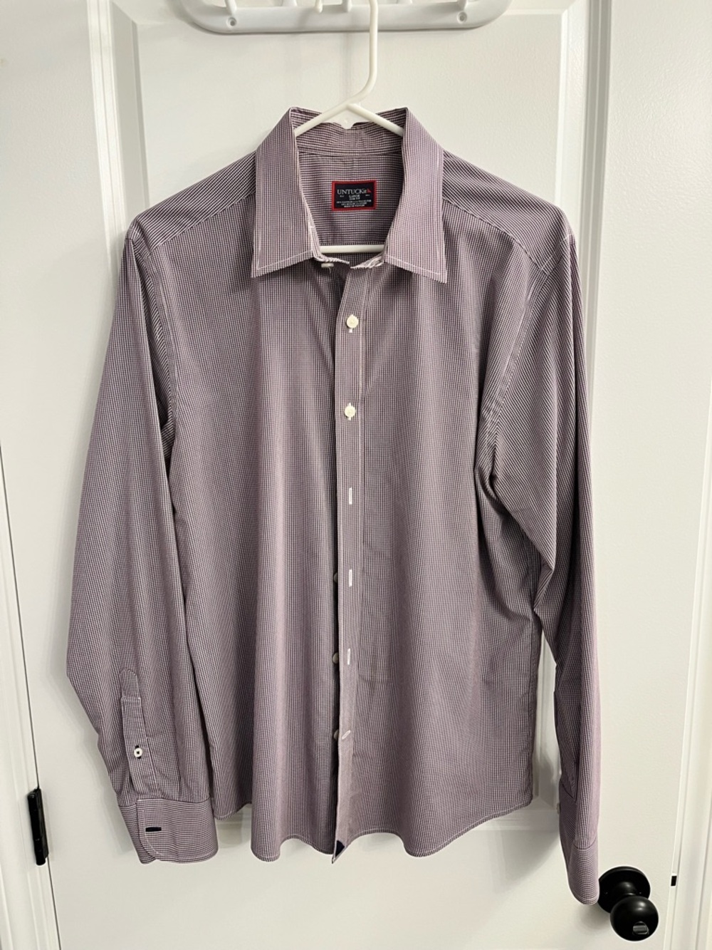 UNTUCKit Purple Flex-fit, large slim fit